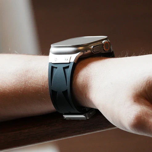 Apple Watch Band VECTOR-006 – Black Silver【Bandee Joy】